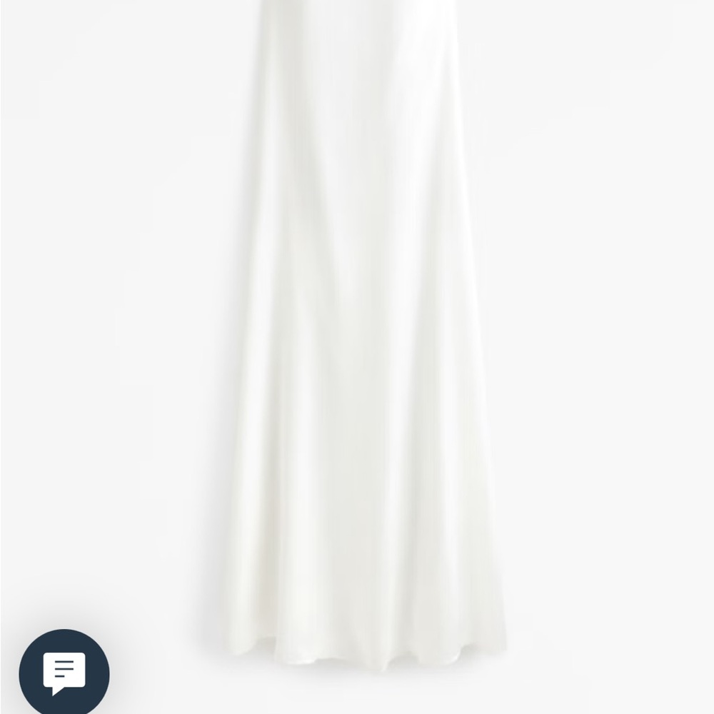 Abercrombie & Fitch Strapless Cream Maxi Dress - Picture 4 of 5